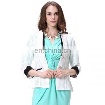 2015 Casual Coat Latest Fashion White Coat