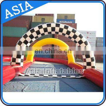 Giant Race Tack Inflatable Air Race Track for Sale Race Track for games