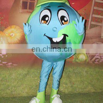 HI CE vivid mascot costume for human,earth mascot costume for party