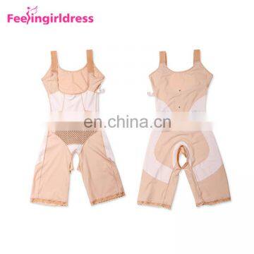 Full Nude Sleeveless Nylon Sexy Fat Women Shapewear Wholesale Body Shaper photo-4