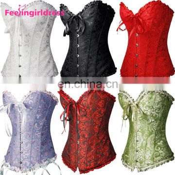 Slimming Best Steel Boned Steampunk Lcoking Waist Trainer Sexy Corset For Women