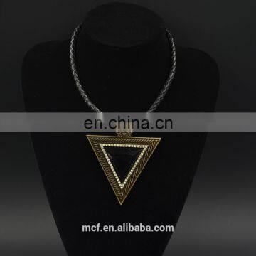 wholesale crystal diamond rhinestone fashion pendant necklace MCB-0031