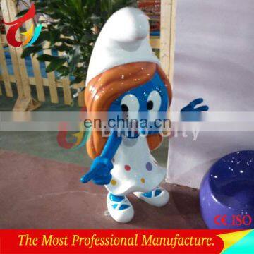 New design cartoon character fiberglass statue