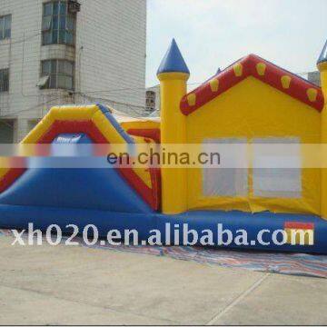 C049 side and bouncer Inflatable bouncer slide jumper kids