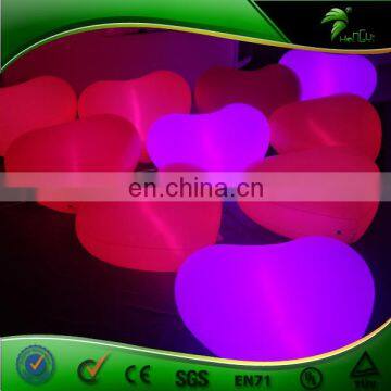 Valentine's Day Heart Balloon / Inflatable Hearet Shape Vinyl Balloon With LED Light