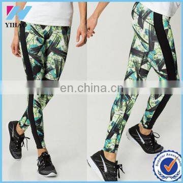 Women Fashion Printed Fitness Running Training Bodybuilding Sport Fancy Leggings Pencil Pants