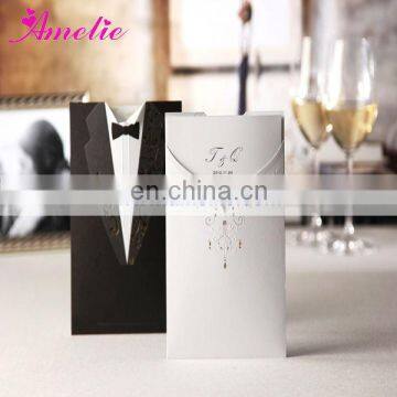 ACW2011 Bride and Bridegroom Design Pre Wedding Invitation Card