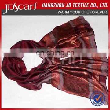 China manufacturer new fashioned luxury silk polyester scarfs