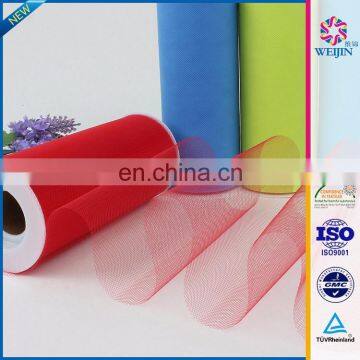 High-quality Colorful 100 nylon glitter fine Tulle roll