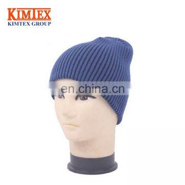 Wholesale navy beanie caps,custom winter knitted hat