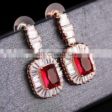 Fashion women jewelry earrings studs cheap 18k gold stud earrings