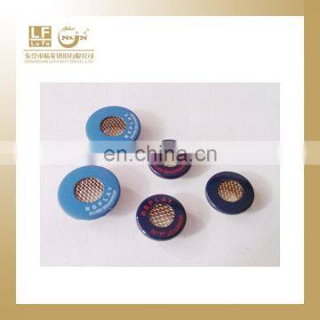 fashion painted blue custom brass mesh eyelet