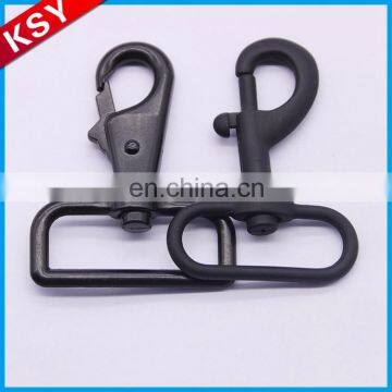 Chinese New Product Factory Price Metal Locking Swivel Luxury Black Special Design Snap Hook