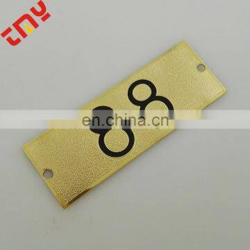 Wholesale Colorful Printing Brand Logo Metal Tag For Bags And Clothes photo-5