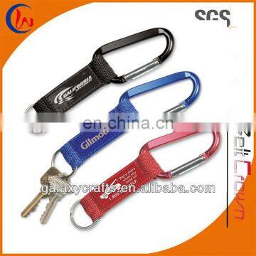 Aluminum Carabiner with Strap