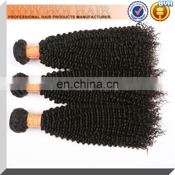 3 Bundles Brazilian Virgin Kinky Curl Hair Weave 7A Grade Unprocessed Human Hair Weft Extensions Natural Color Mixed Length