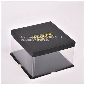 Custom PET Transparent Cake Gift Packaging Box photo-3