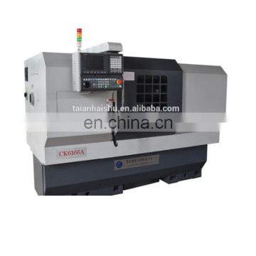 car alloy wheel surface diamond cutting cnc lathe with digitizer probe controller CK6166A