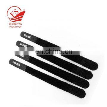 Multi-purpose removeable open and close black straight cable tie