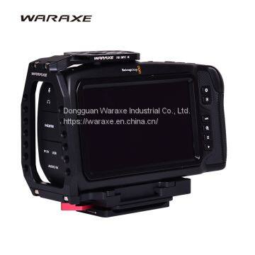 WARAXE QR Half Cage for Blackmagic Design Pocket Cinema Camera 4K (BMPCC 4K) Built-in QR Plate 4510 photo-4