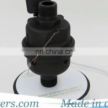 DN15 plastic and brass body  volumetric rotary poison water meter