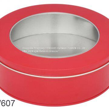Gift Tin Box Food Grade Healthy Round Cookie Tin Box photo-2