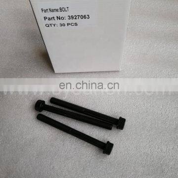 Chinese supplier diesel engine spare part  ISBe ISDe QSB hexagon flange bolt 3927063