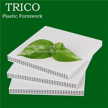 The Hollow Plastic Building Formwork
