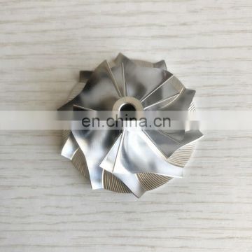 RHB5 38.50/52.50mm 5+5 blades high performance turbo Billet/milling/Aluminum 2618 compressor wheel for VJ20