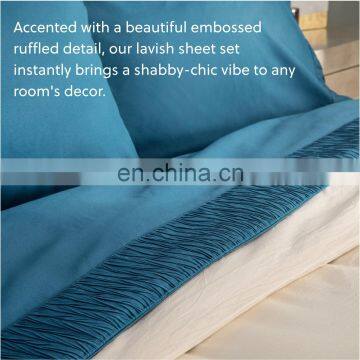 Canadian Korean Online Custom Fitted Queen King Size Quilt 4 In 1 Bed Cover Bedsheets photo-5