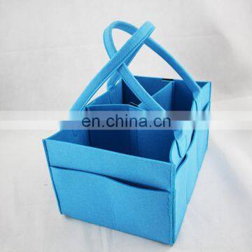 New Design Large Capacity Felt Diaper Caddy Organizer photo-7