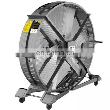 2020 New Commercial Low Voltage Movable Industrial Stand Big Mobile Fitness Fans For Gym Center photo-2