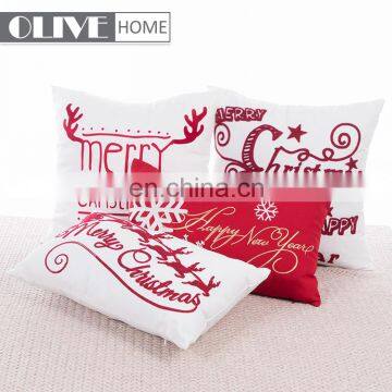 45x45CM Custom Latest Design Merry Christmas Theme Embroidery Sofa Cushions photo-2