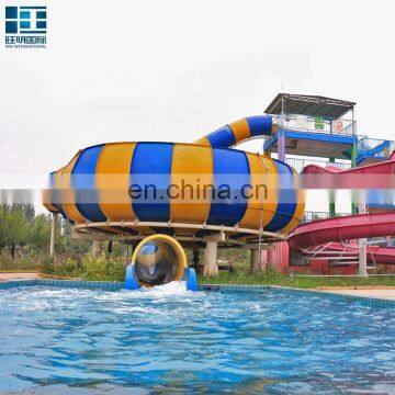 Attractive Outdoor Or Indoor Equipment For Fiberglass Aqua Slide For Amusement Park