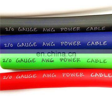 Copper Automotive Cable Wire 2/0awg 1/0awg Car Audio Power Cable photo-3