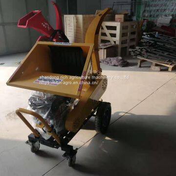 Commercial Wood Shredder With Hydrualic Feeding System Electric Wood Chipper Shredder