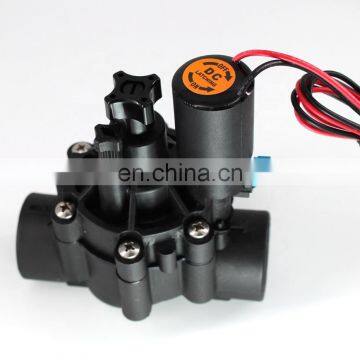 3/4"-4"9v Dc Latching plastic solenoid valve, designed for water control, ideal for industrial irrigation applica