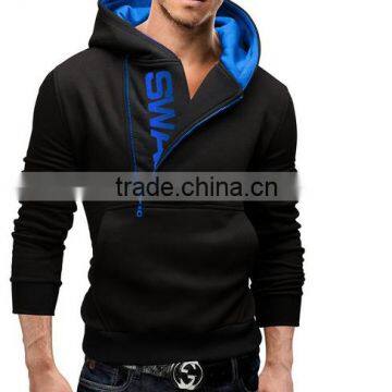 walsonstyles plus size athletic clothing men's pullover with hood front pocket                        
                                                Quality Choice