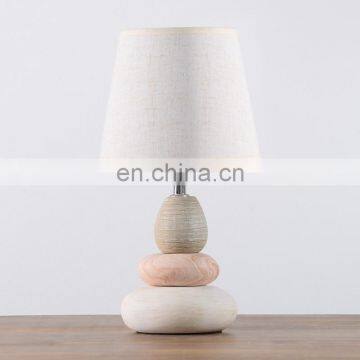 New Design of Stone Ceramic Table Lamp for Bedroom and Indoor Room photo-4