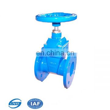 china suppliers PN10 PN16 Hand wheel Resilient Seated Cast Iron Flanged Gate Valve