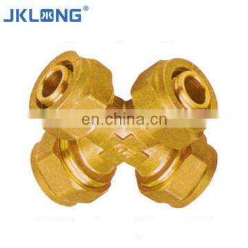 brass compression fitting for pe pipe plumbing brass fittings manufacturer