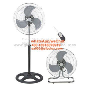 18 inch 2in1 industrial pedestal fan with remote control