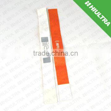 Different Color UHF EPC Gen2 One-time Tyvek wristbands for event