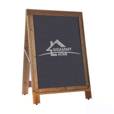 Rustic Reversible Wooden A-Board