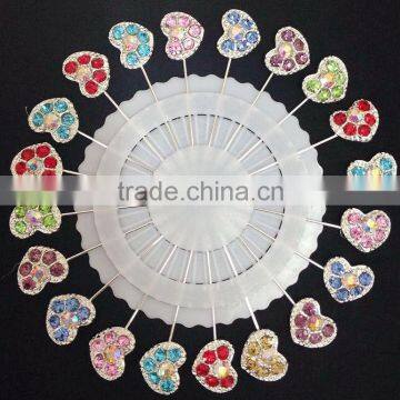 CB043 Clearance fashion design brooches muslim scarf hijab pins