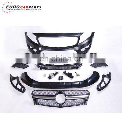 GLA Body Kits Fit for MB GLA-CLASS W156 GLA200 GLA260 to A-style PP W156 GLA45 Body Kits