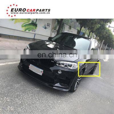 Carbon fiber parts for X5 Series with front lip side skirts rear diffuser X5 F15 3D design carbon finber parts 2017