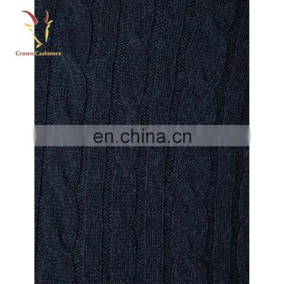 Best Cable 1/4 Zipper Mock Men 100% Cashmere Cardigan,Knitwear Pullover photo-5