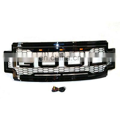 Dongsui Factory Auto Accessories Newest Design Front Grill with Light for Ford F250 2017-2019