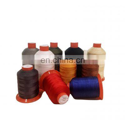 factory Supply  100% nylon 6 nylon 66 polyester heavy duty bonded nylon thread